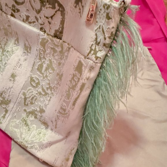 La Milanesa Brenda jacquard tote In Green - Picture 13 of 16